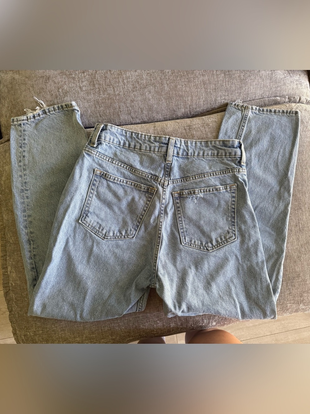 H&M Light Blue Women's Straight Leg Jeans | Size 6 - Picture 2 of 6